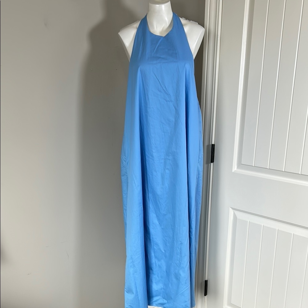 Tuckernuck Sky-Blue Halter Maxi Dress - Picture 3 of 15